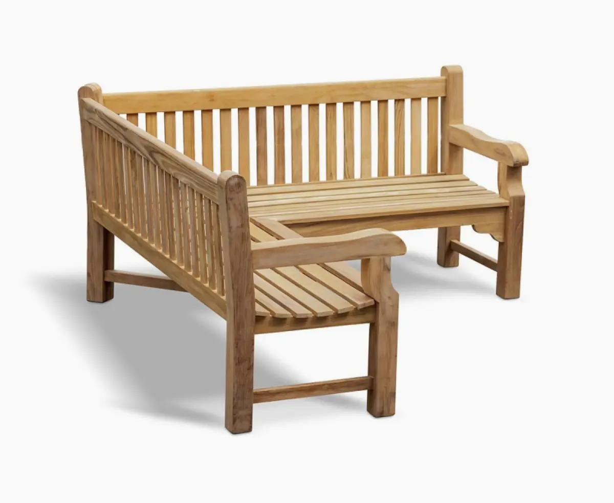 Eckbank aus Teakholz Klasso