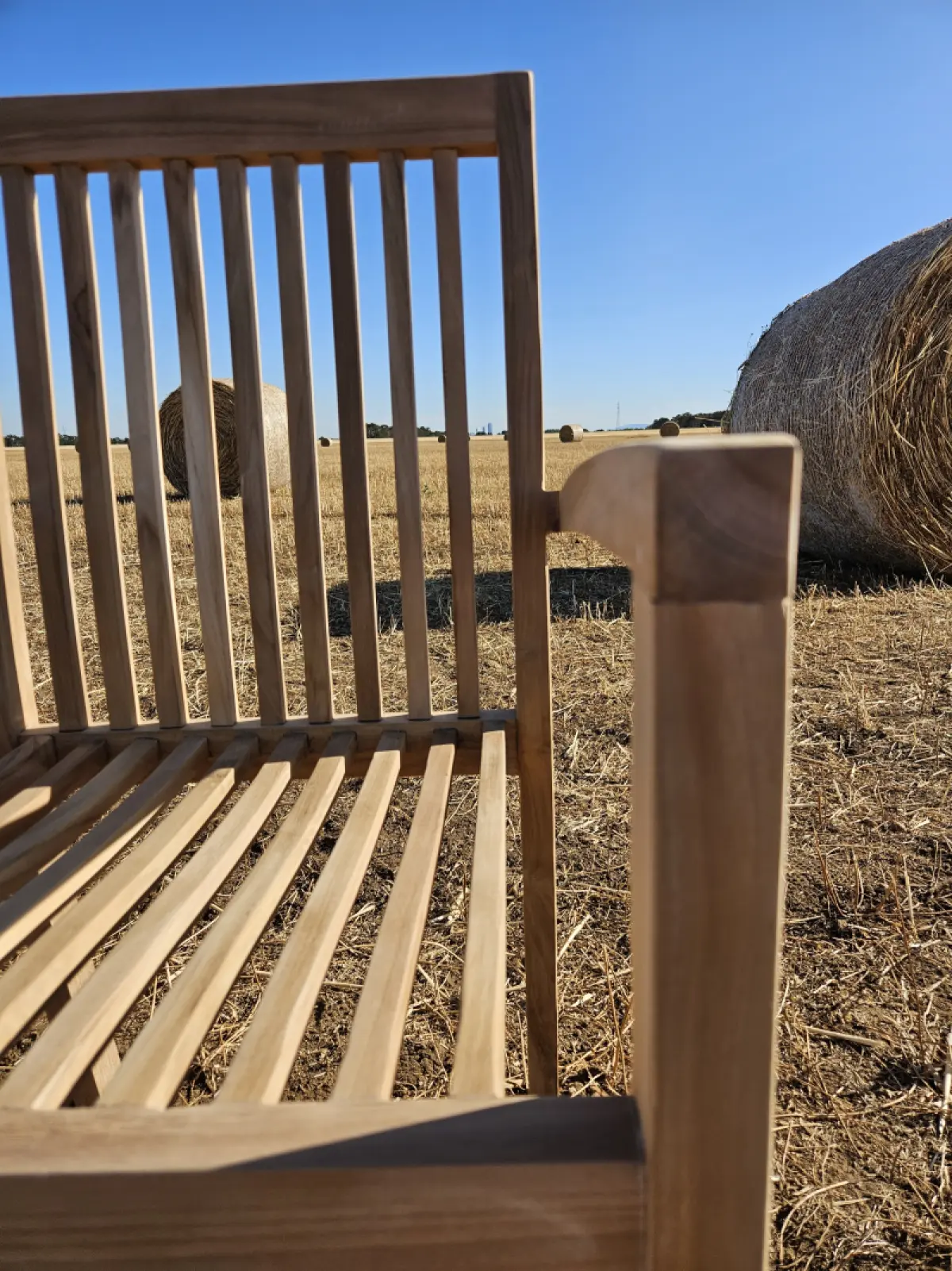 Garten-Stapelstuhl aus Teakholz Lori 