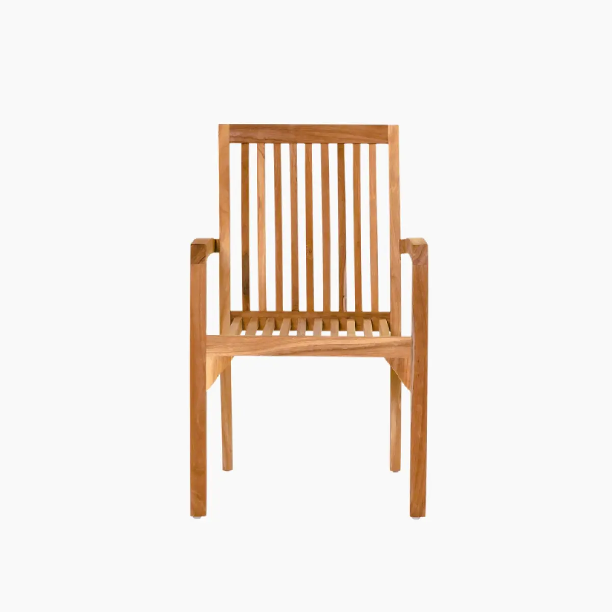 Garten-Stapelstuhl aus Teakholz Lori 