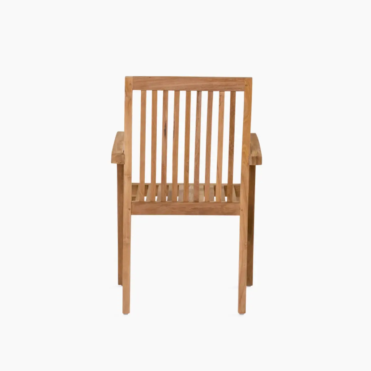 Garten-Stapelstuhl aus Teakholz Lori 