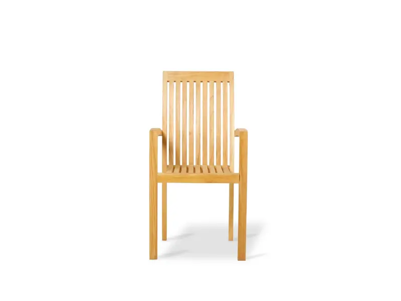 Garten-Stapelstuhl aus Teakholz Ramo