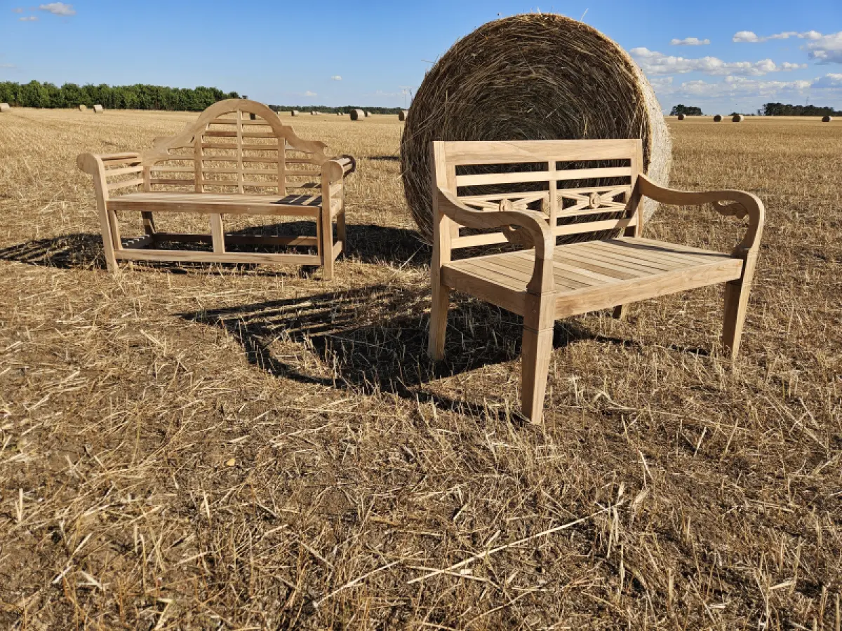 Gartenbank aus Teakholz Asya