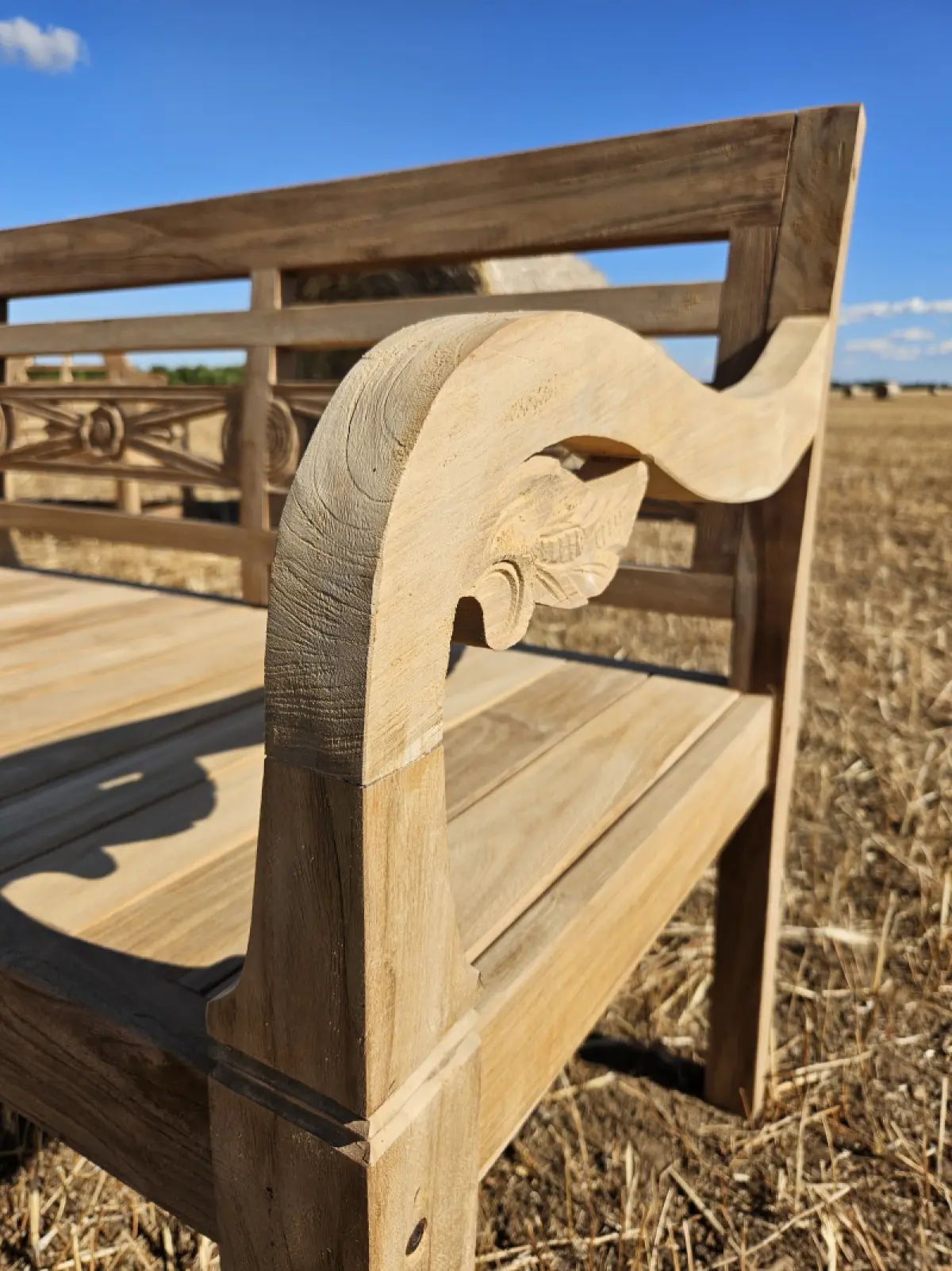 Gartenbank aus Teakholz Asya