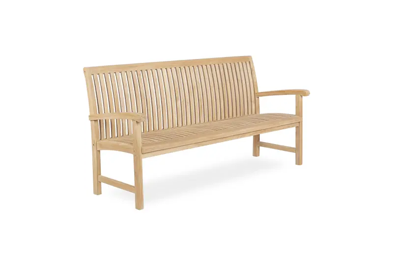 Gartenbank aus Teakholz Hawaii mit Armlehne