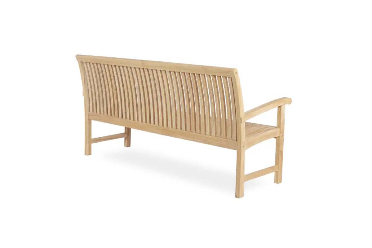 Gartenbank aus Teakholz Hawaii mit Armlehne