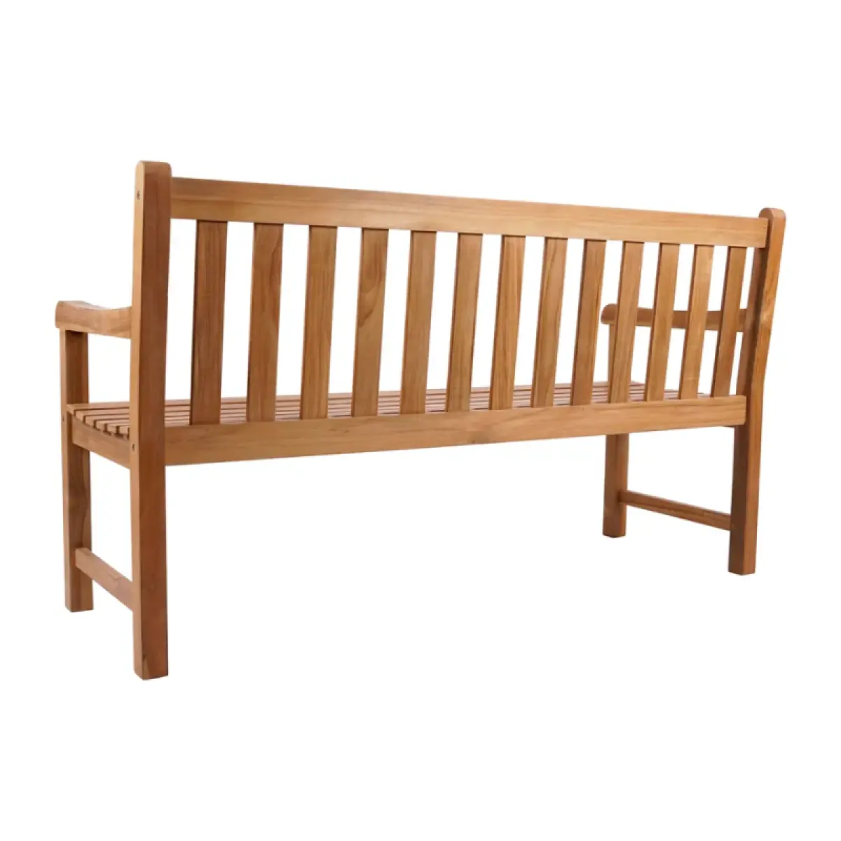 Teakholz Gartenbank Klasso mit Armlehne