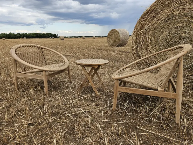 Gartenstuhl aus Teakholz Zero