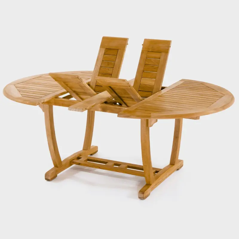 Ausziehbarer Teakholz Tisch Tulum