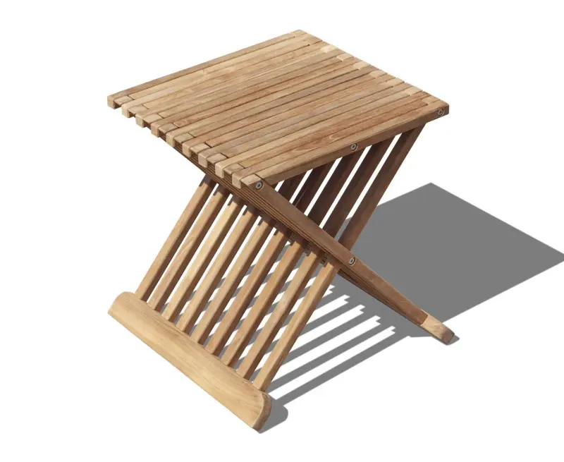Klappbarer Beistelltisch - Hocker X