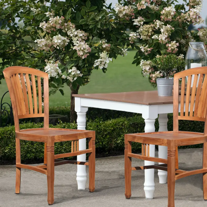 Gartenstuhl aus Teakholz Mundo  ohne Arm