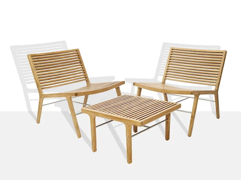 Gartenstuhl aus Teakholz Relax 