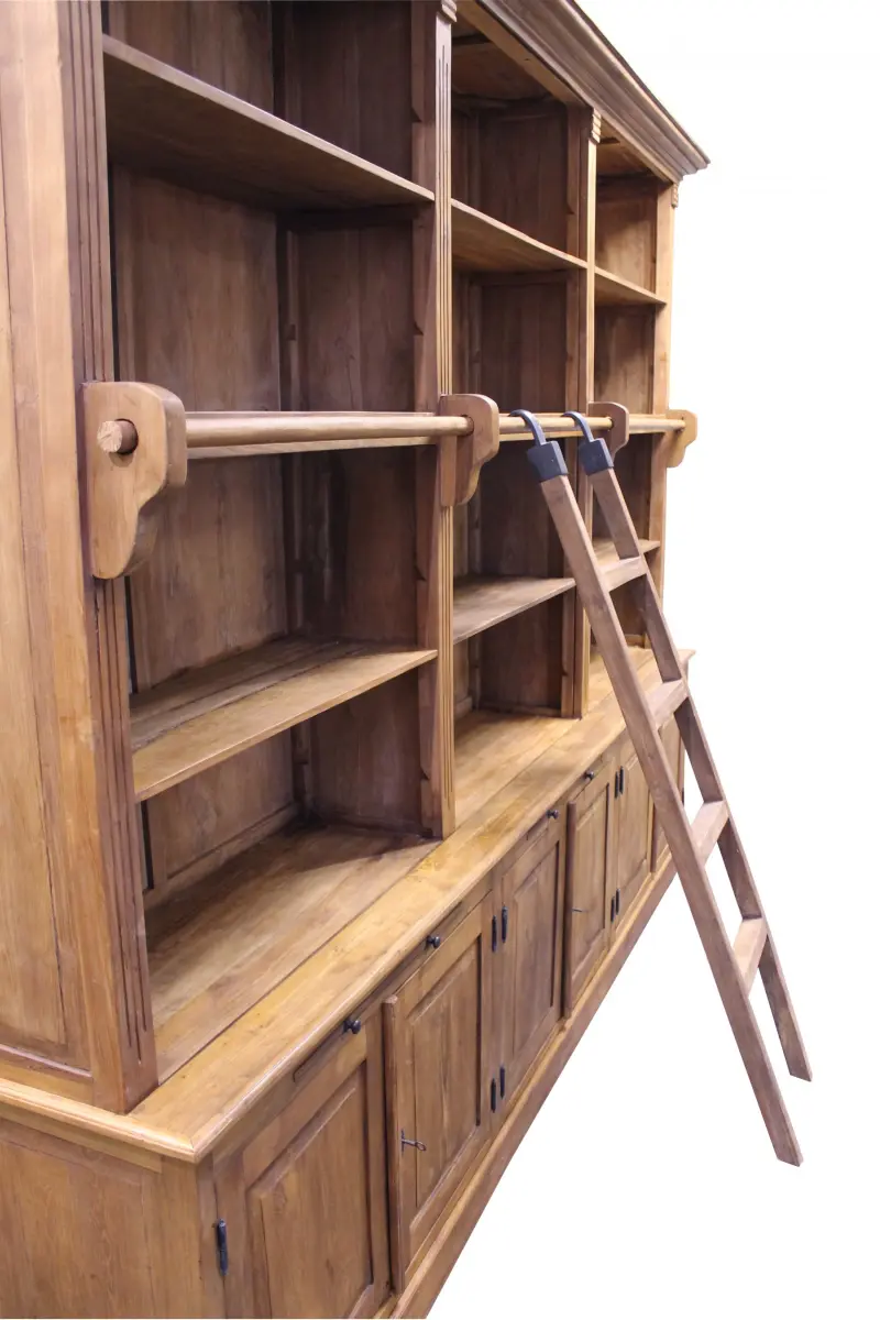 Teakholz Bücherregal-Schrank Kante