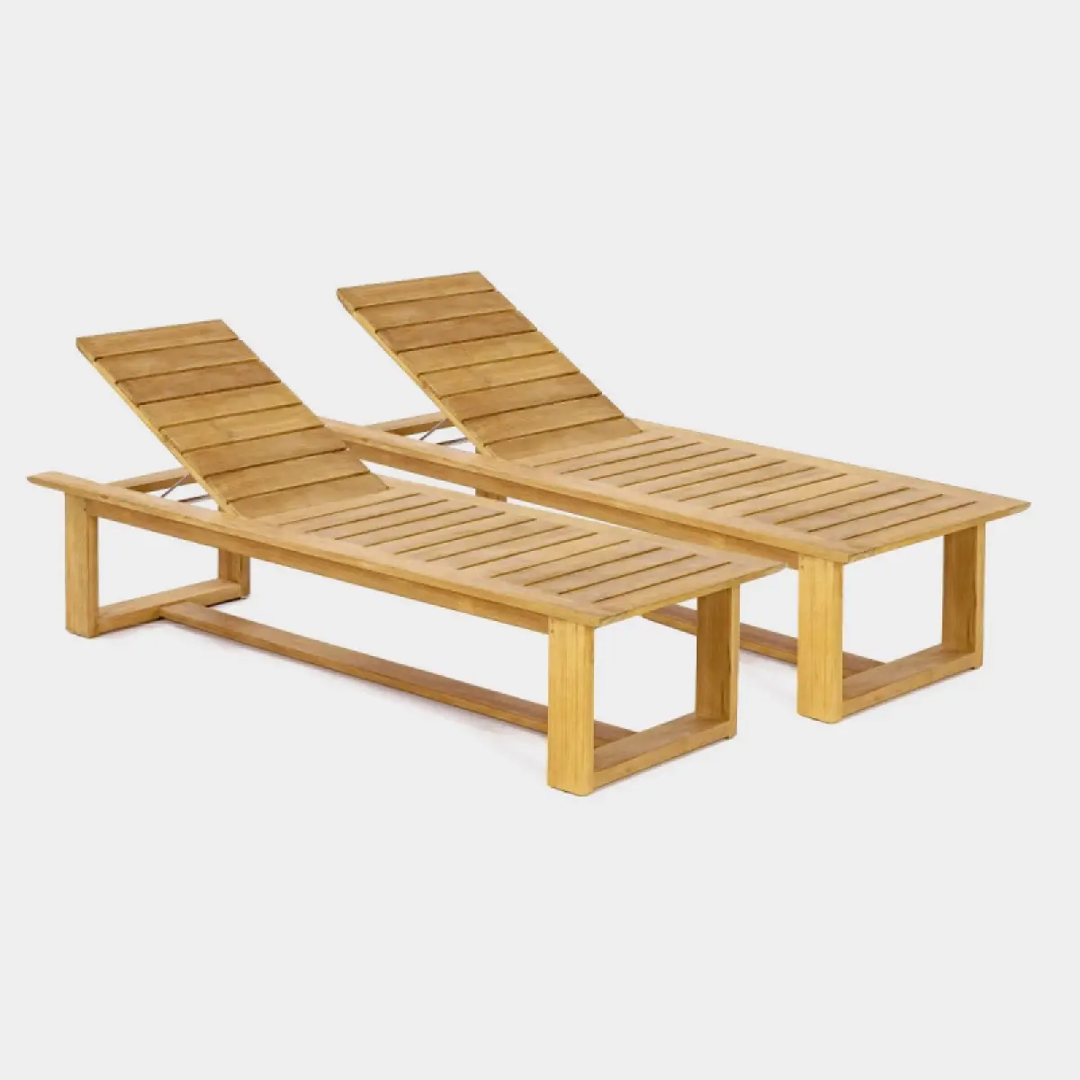 Teakholz Sonnenliege Batak