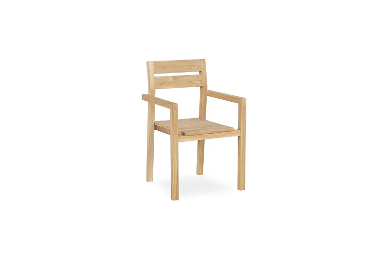 Garten Stapelstuhl aus Teakholz Abula
