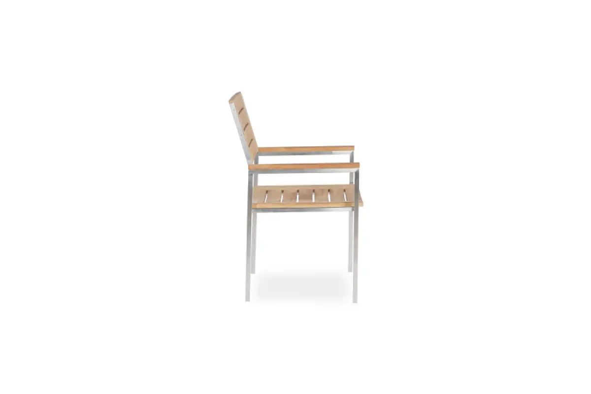 Garten-Stapelstuhl aus Teakholz Tokio