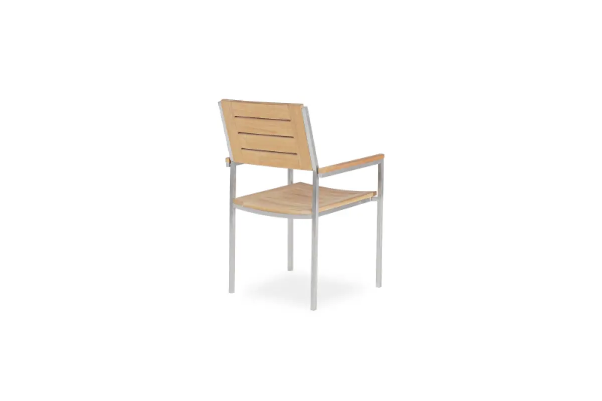 Garten-Stapelstuhl aus Teakholz Tokio