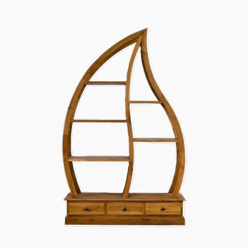Teak Büchherregal Aprak