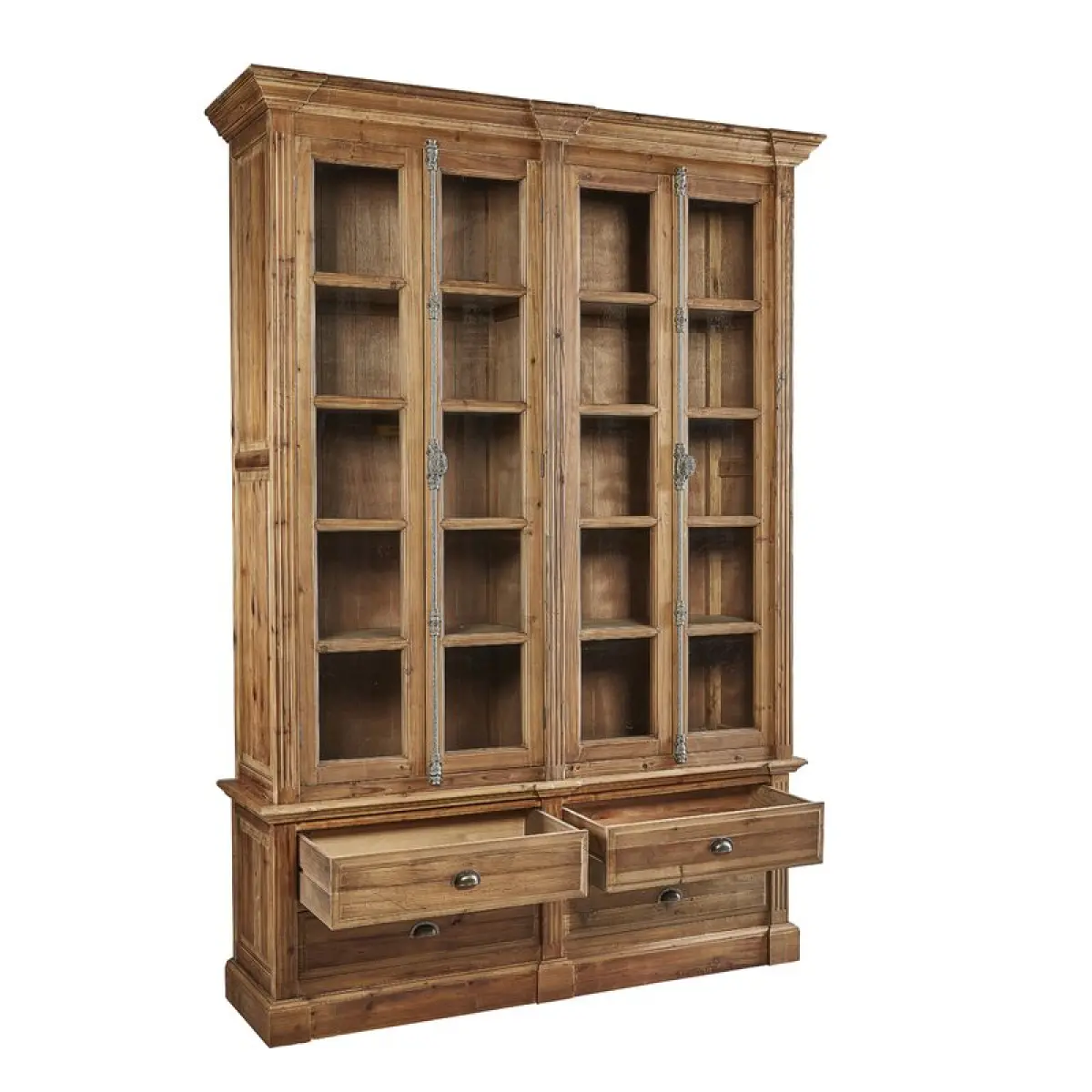 Teakholz Schrank Leoni