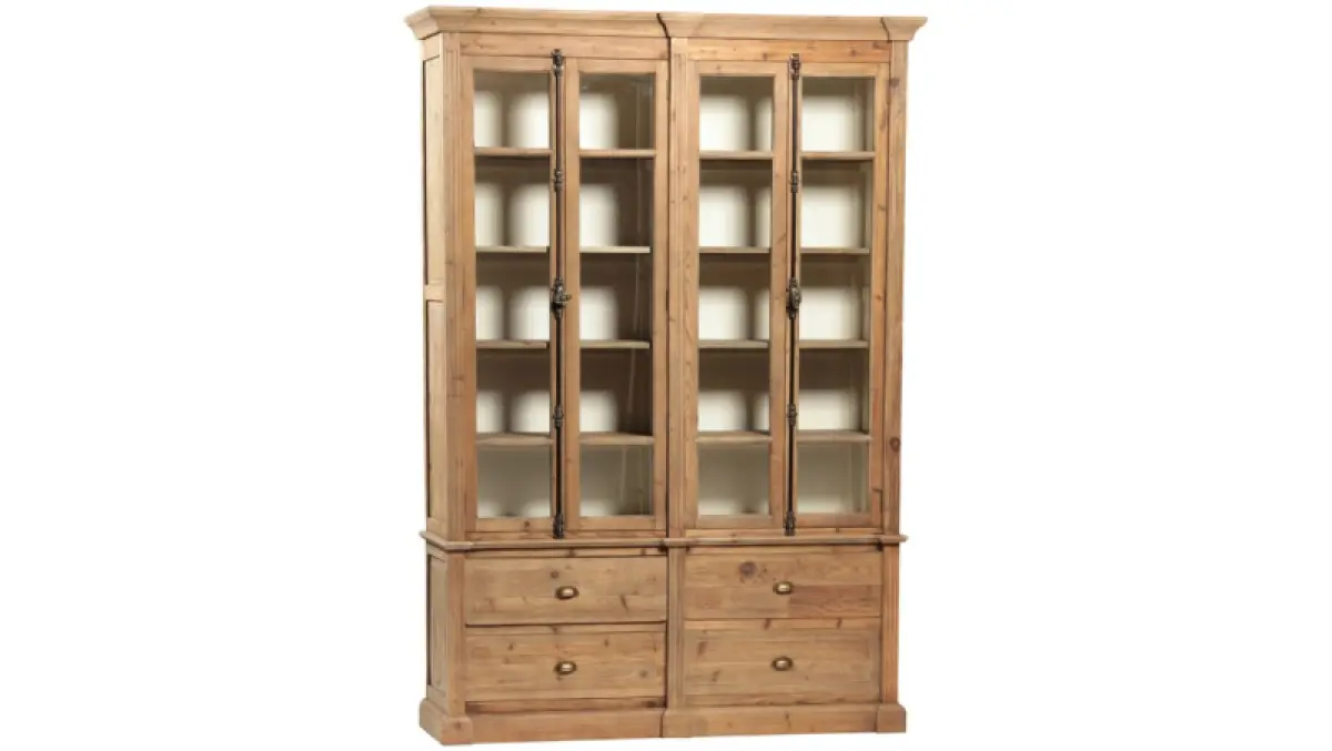 Teakholz Schrank Leoni