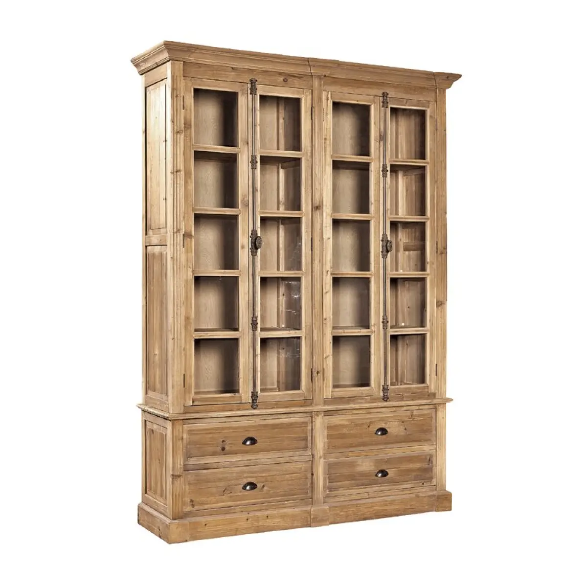 Teakholz Schrank Leoni